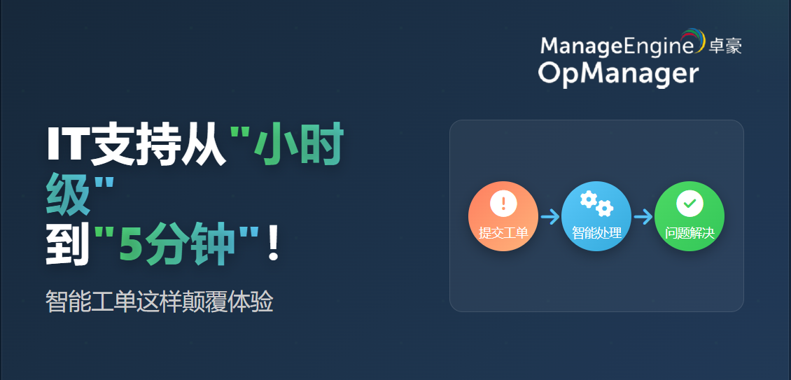 IT支持从“小时级”到“5分钟”！智能工单这样颠覆体验