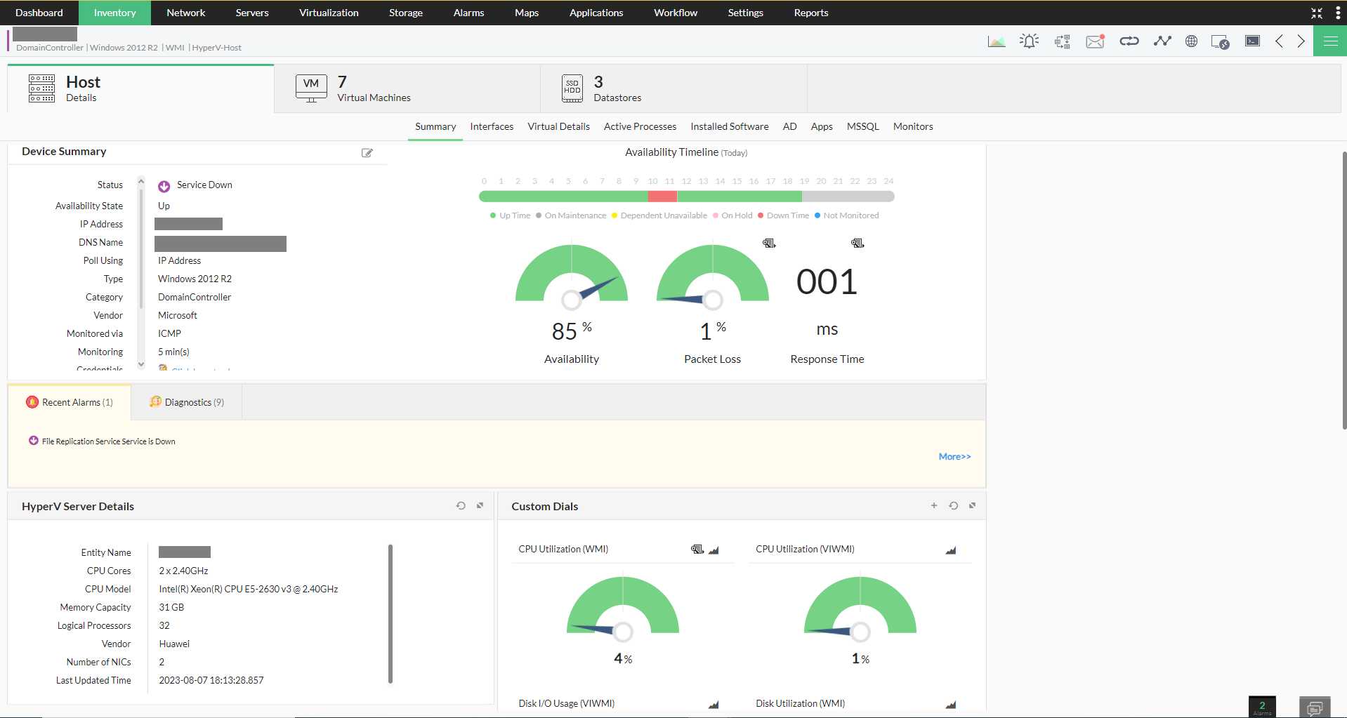 Hyper-V Monitoring Challenges Hyper-V监控挑战