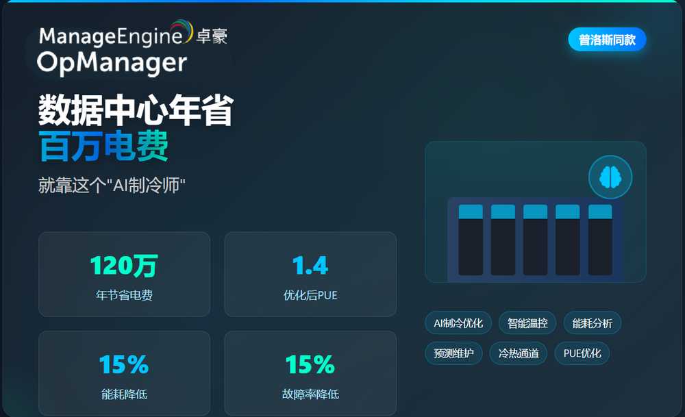 普洛斯同款！数据中心年省百万电费，就靠这个“AI制冷师”