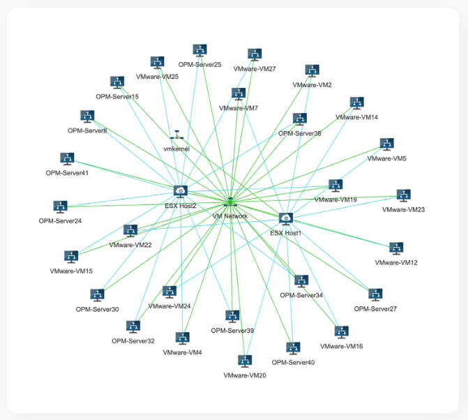 网络可视化示意图