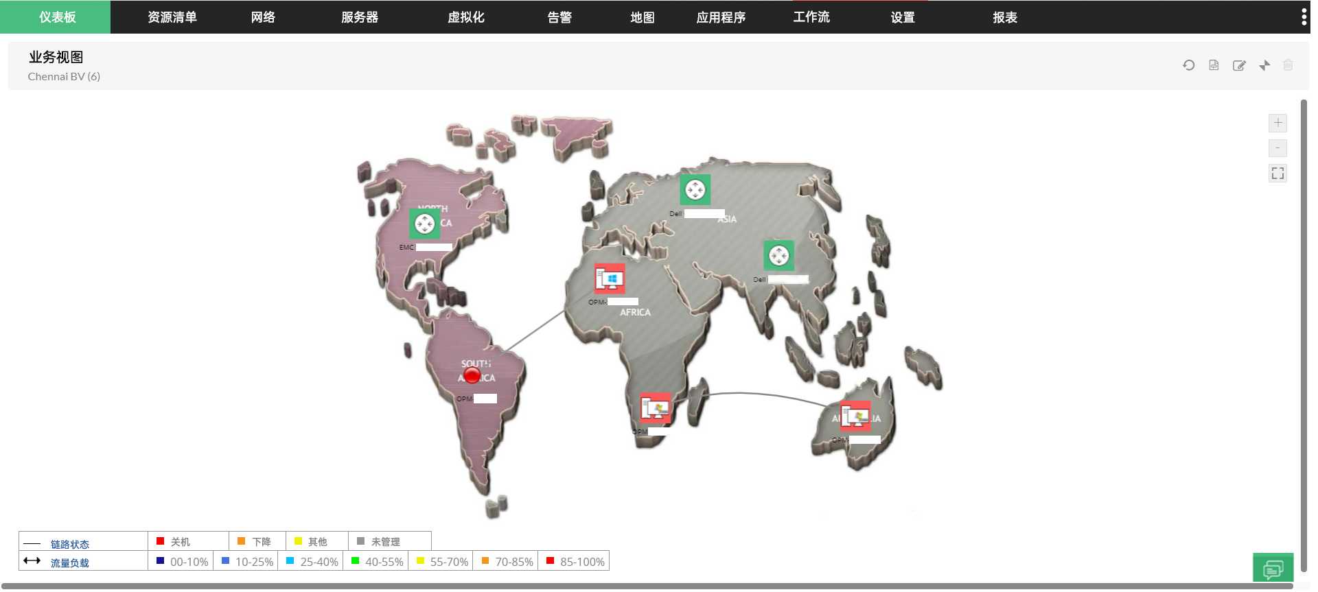 OpManager Network Visualization 网络可视化 - ManageEngine OpManager