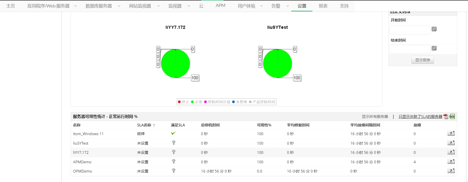 SLA Monitoring sla监控 | sla管理