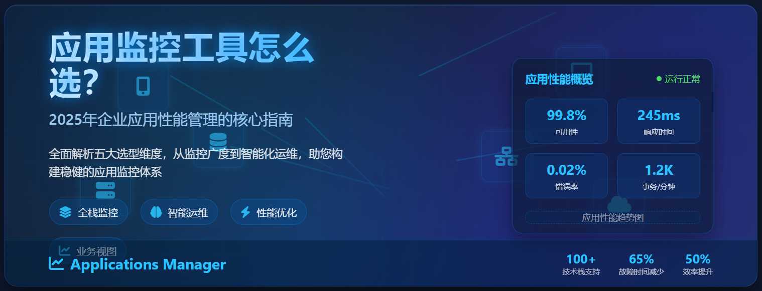 应用监控工具怎么选？