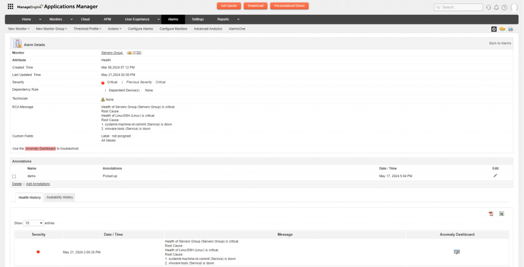 实时告警机制图示