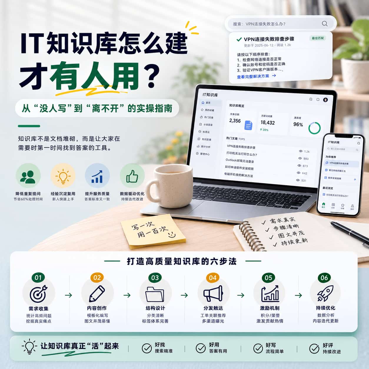 IT知识库怎么建才有人用?从"没人写"到"离不开"的实操指南